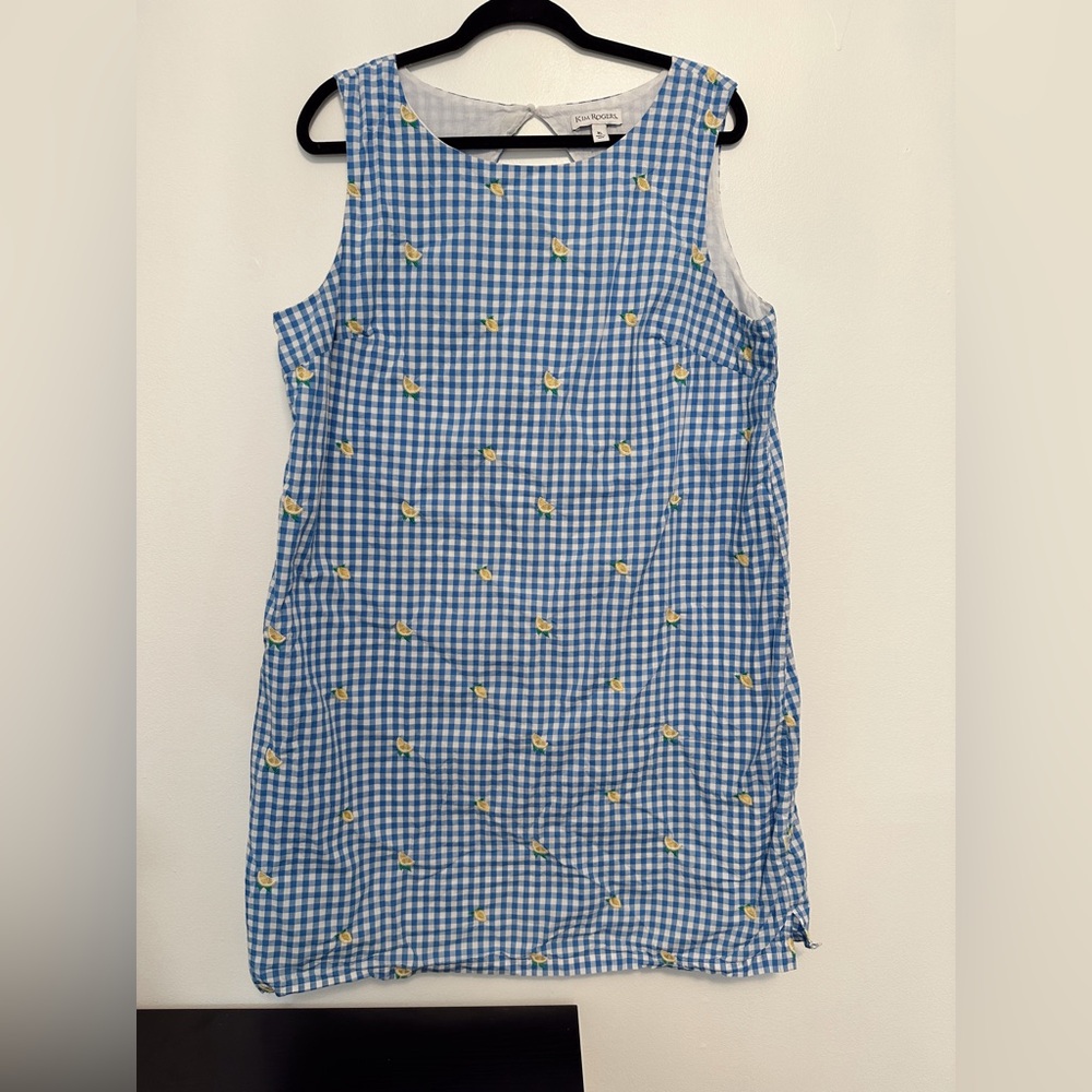 Gingham Dress with Lemons 🍋